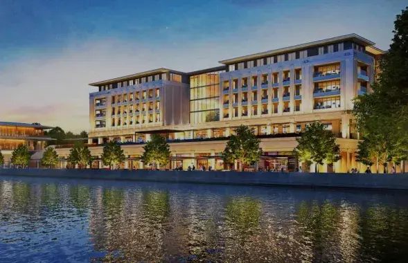 Так будзе выглядаць гатэль Waldorf Astoria на месцы "БелЭкспа"
