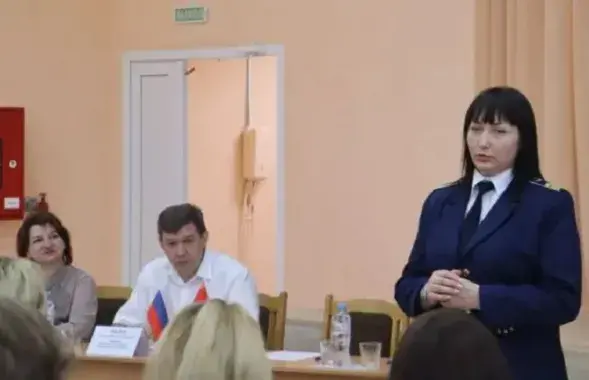 Расійскія агітатары ў Бялынічах
