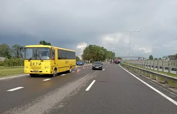 Авария со школьным автобусом

