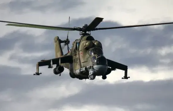 Верталёт Мі-24, ілюстрацыйнае фота
