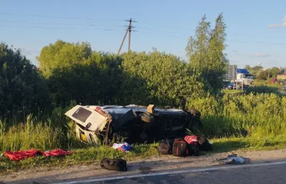 На месте ДТП
