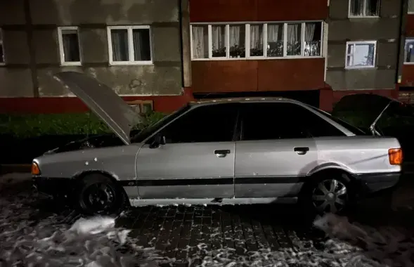 У Навагрудку гарэла "Аўдзі"
