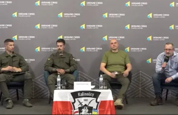 Брыфінг заснавальнікаў руху "Каліноўцы"
