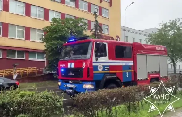 Пожар в Минске
