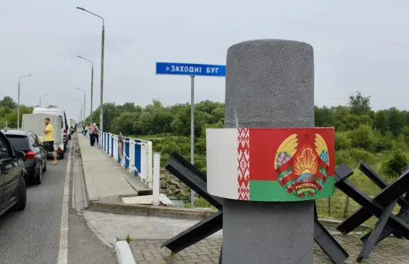Мост паміж ПП на беларуска-польскай мяжы
