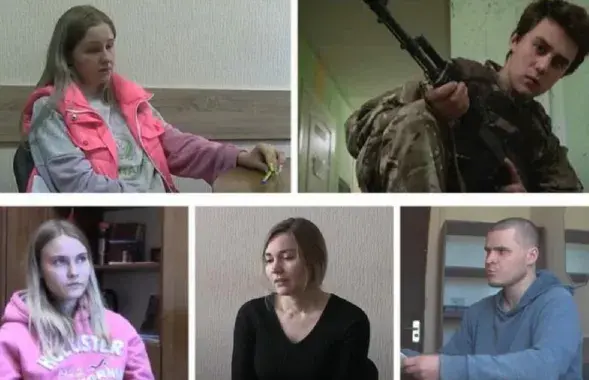 Вікторыя Волчак, Валерый Водзін, Ганна Савачкіна, Таццяна Русак (маці Савачкінай) і Андрэй Грыгор'еў
