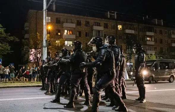 Во время протестов в Бресте в августе 2020-го
