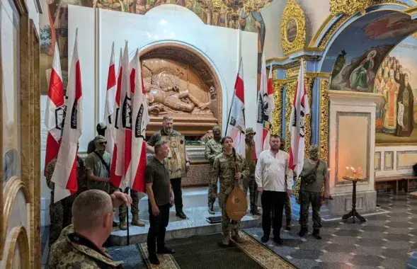 Калиновцы в Успенском соборе Киево-Печерской лавры
