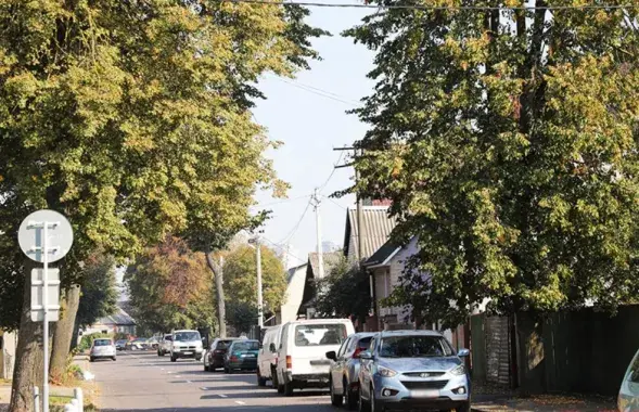 У раёне вуліцы Арлоўскай у Мінску
