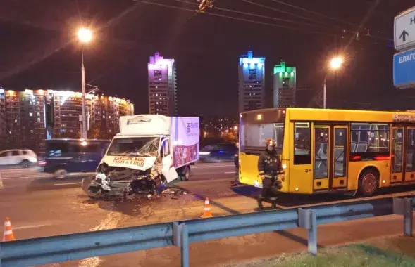 На месцы аварыі
