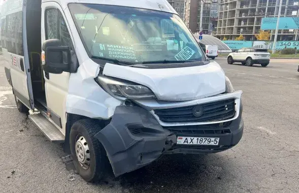 Очередная авария с участием маршрутки
