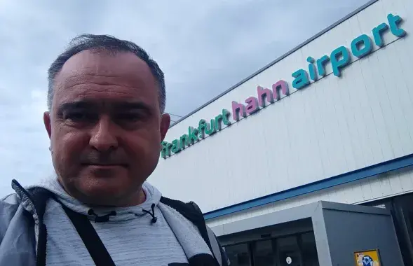 Андрей Липский по прилёту в Германию
