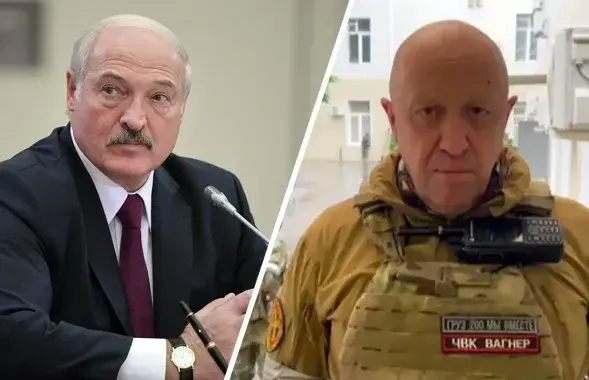 Аляксандр Лукашэнка і Яўген Прыгожын
