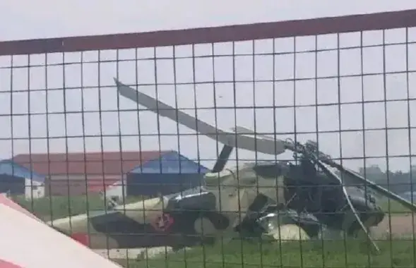 На месте катастрофы
