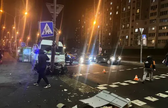 На месцы аварыі
