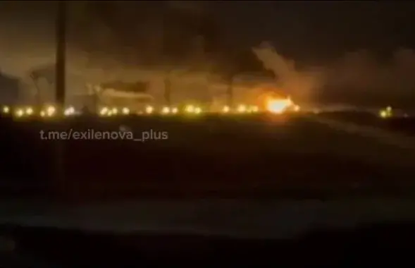 Пожар на Новошахтинском НПЗ
