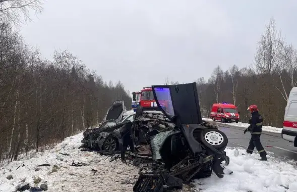 На месцы аварыі
