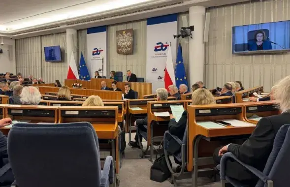 У Сенаце Польшчы
