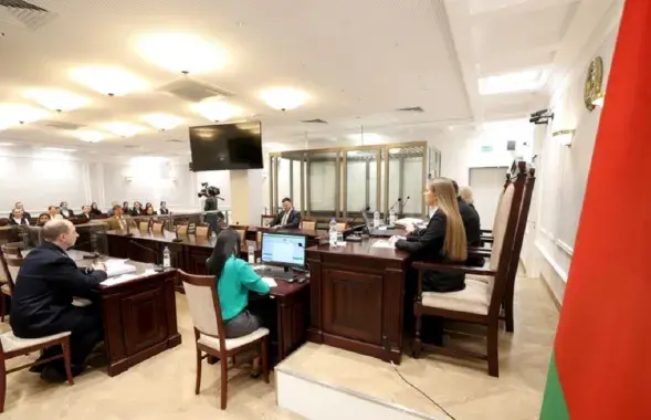 Суд над памерлым у Мінску
