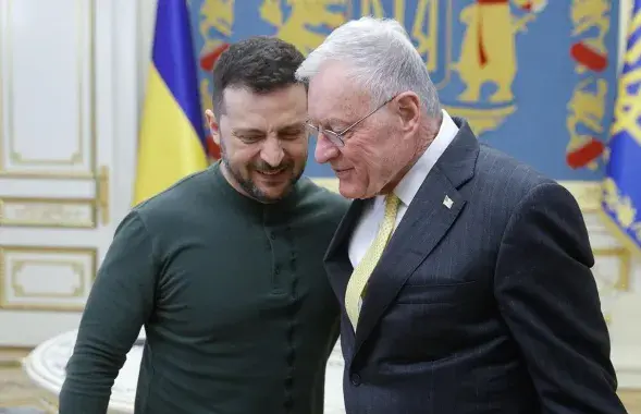 Уладзімір Зяленскі і Кіт Келаг
