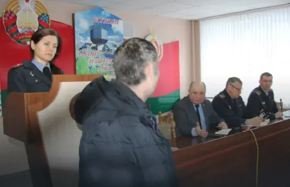 Мерапрыемства ў міліцыі ў Калінкавічах
