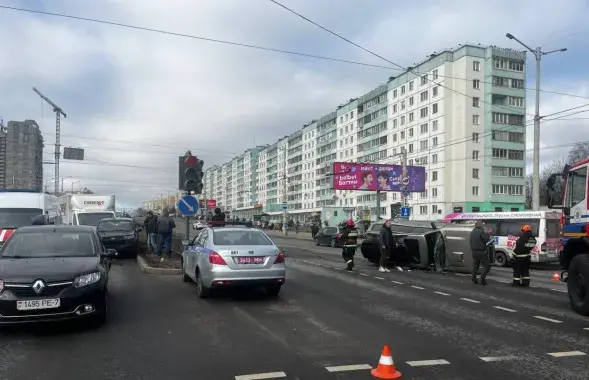 На месцы аварыі
