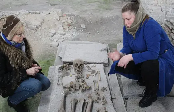 У археалагічным музеі
