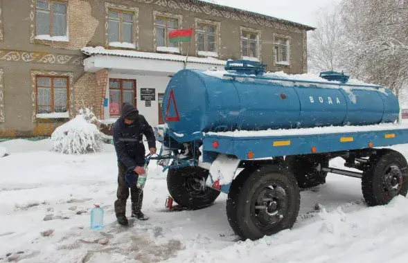 Аўтацыстэрна ў Асіповіцкім раёне

