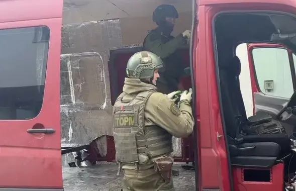 Пошук выбухоўкі
