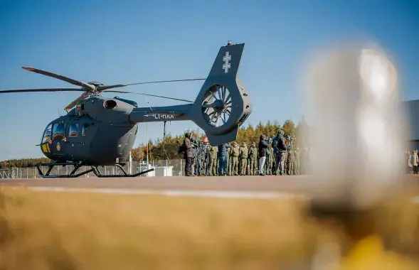 Верталёт будзе суправаджаць цягнікі
