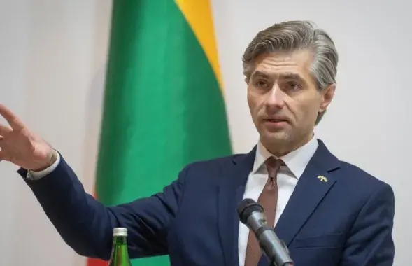 Міністр замежных спраў Літвы Кястуціс Будрыс
