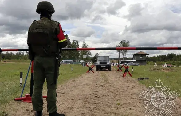 Exercises at the “Belaya Luzha” training ground
