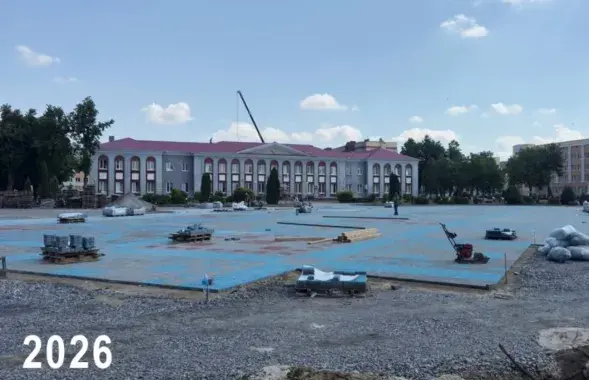 Плошча Леніна ў Калінкавічах
