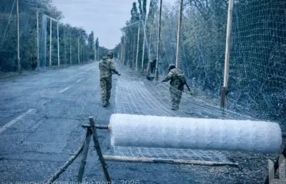 Военные ставят антидроновые сети, иллюстративное фото
