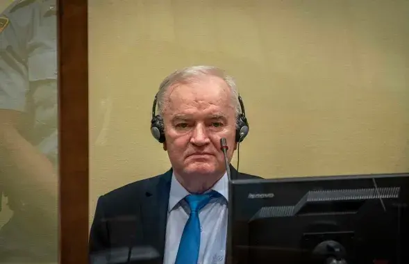 Ратка Младзіч на судзе

