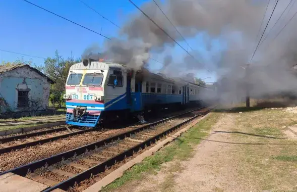 Атакаваны цягнік
