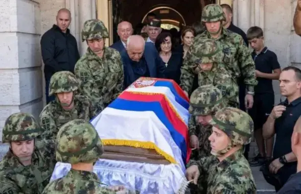 Похороны Ратко Младича, осужденного за геноцид и военные преступления в Боснии и Герцеговине
