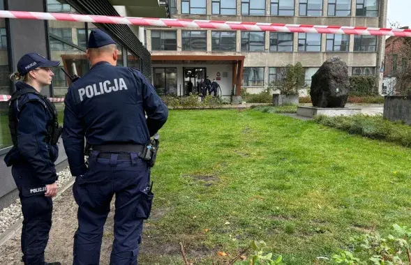 На месте нападения
