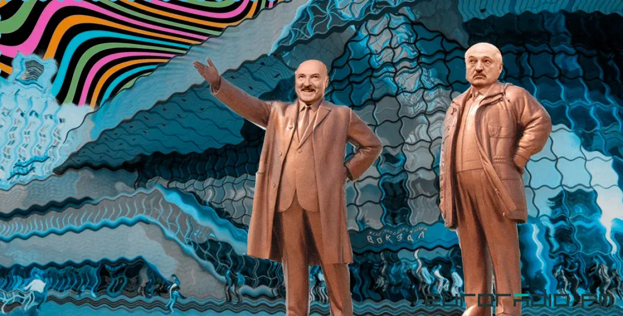 Resovietization is finishing Belarusian education / collage by Ulad Rubanau, Euroradio
