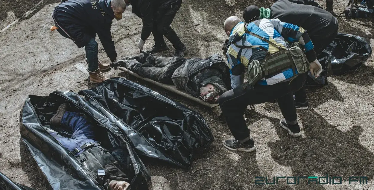 Украінская Буча пасля сыходу расіян, 2022 год / Еўрарадыё, архіўнае фота
