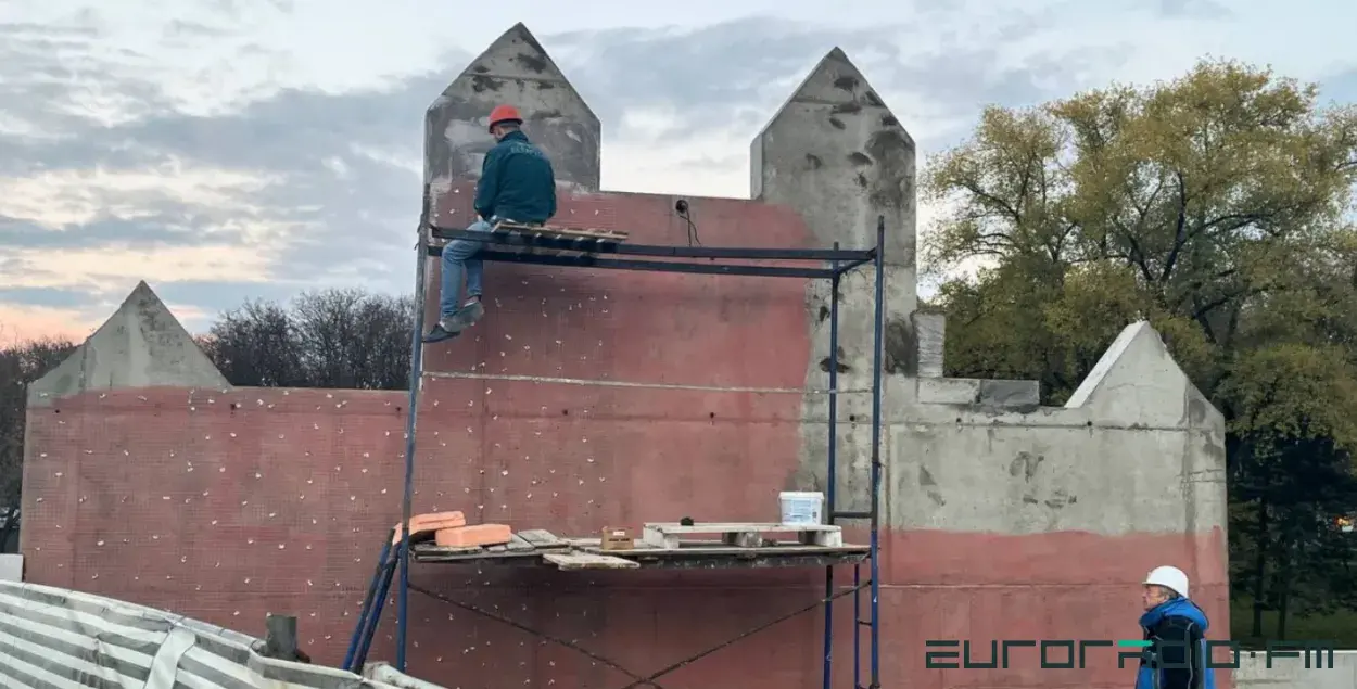 Мемарыял на месцы першай мінскай электрастанцыі
