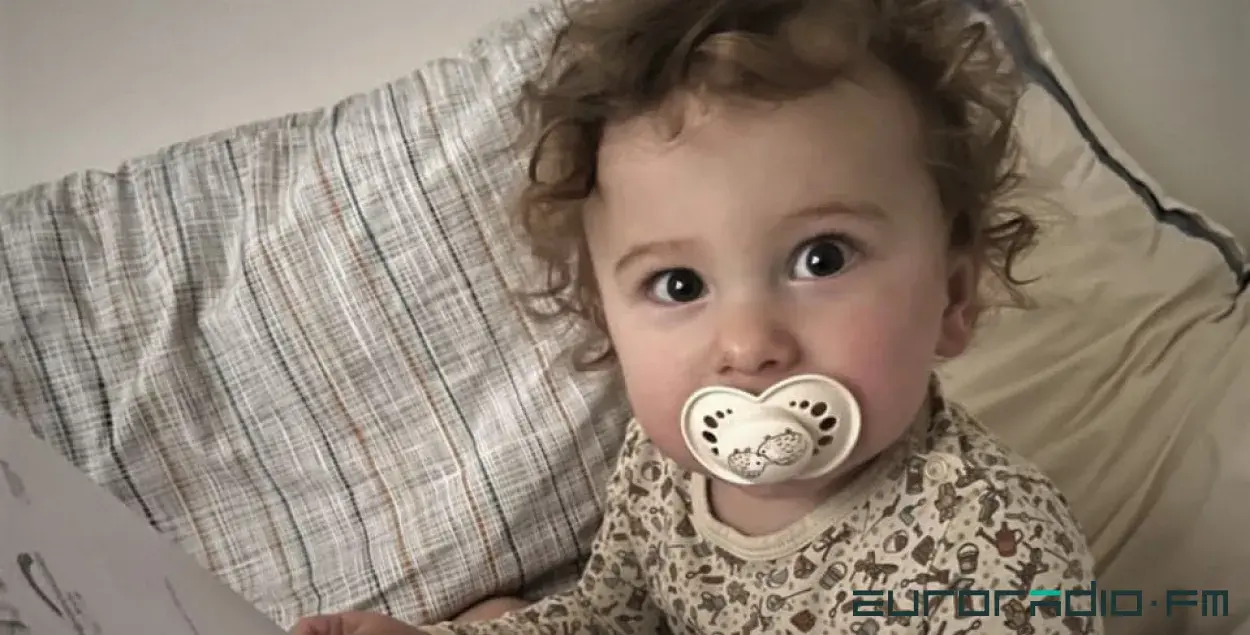 The 14-month-old son of Dzmitry Plaks and Liza Aleksandrova-Zorina / archive
