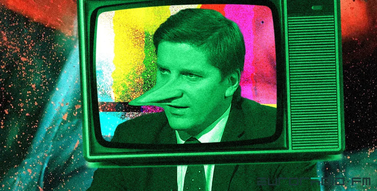Ivan Eismant is not ashamed to lie / @rubanau_collage