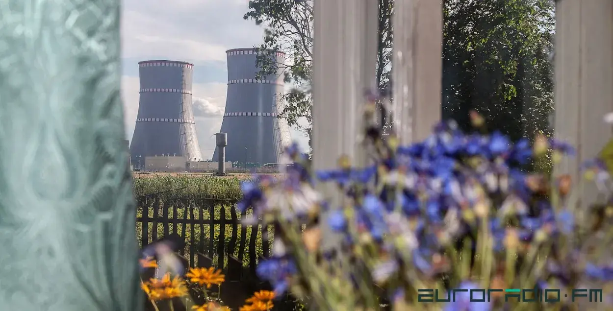 Від на БелАЭС з дома паблізу станцыі